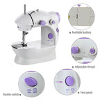 ALVENZA Mini Sewing Machine – Portable Stitching Tool | XcelCraft