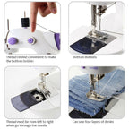ALVENZA Mini Sewing Machine – Portable Stitching Tool | XcelCraft