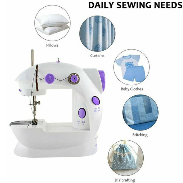 ALVENZA Mini Sewing Machine – Portable Stitching Tool | XcelCraft