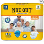 Adult Taped Diaper – Leakproof, antibacterial, 10-hour protection