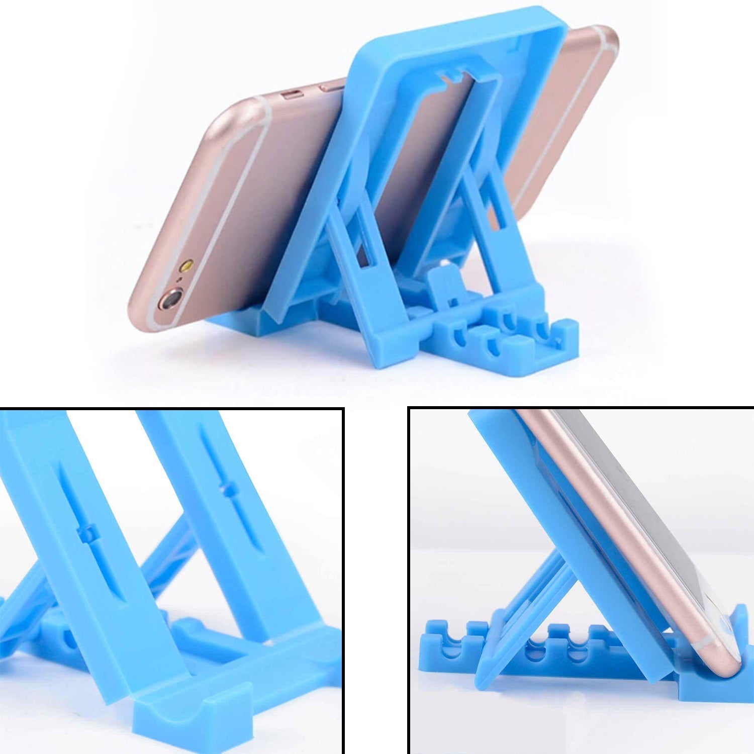 ALVENZA Bulk Mobile Phone Stand – 50 Pcs Durable Plastic Set | PHOBIA