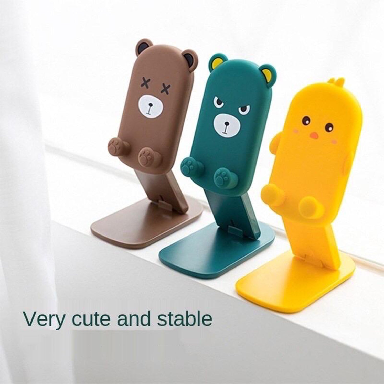ALVENZA Mobile Stand – Cute Cartoon Adjustable Foldable for Phones & Tablets | PHOBIA