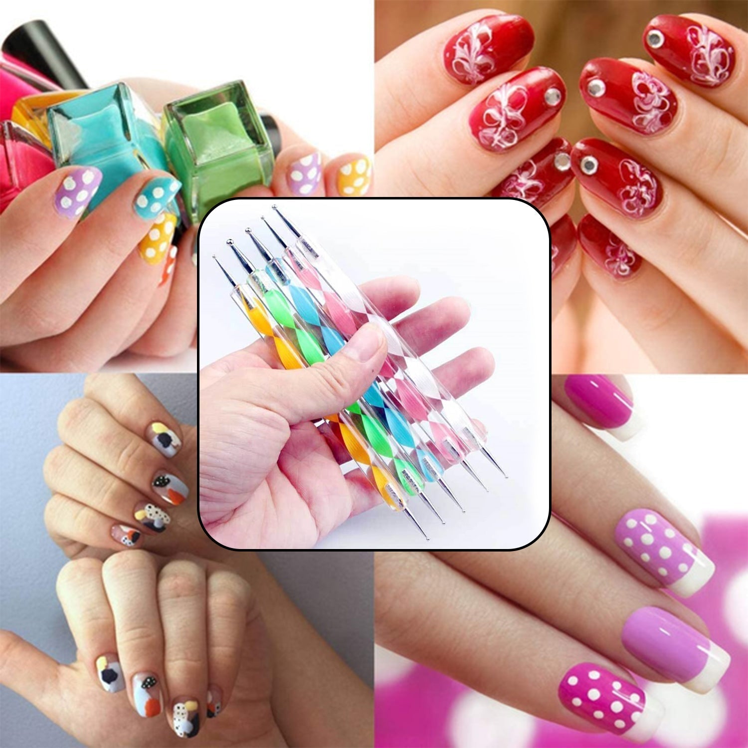 Nail Art Point Pen Set Easy Design Creation for Women