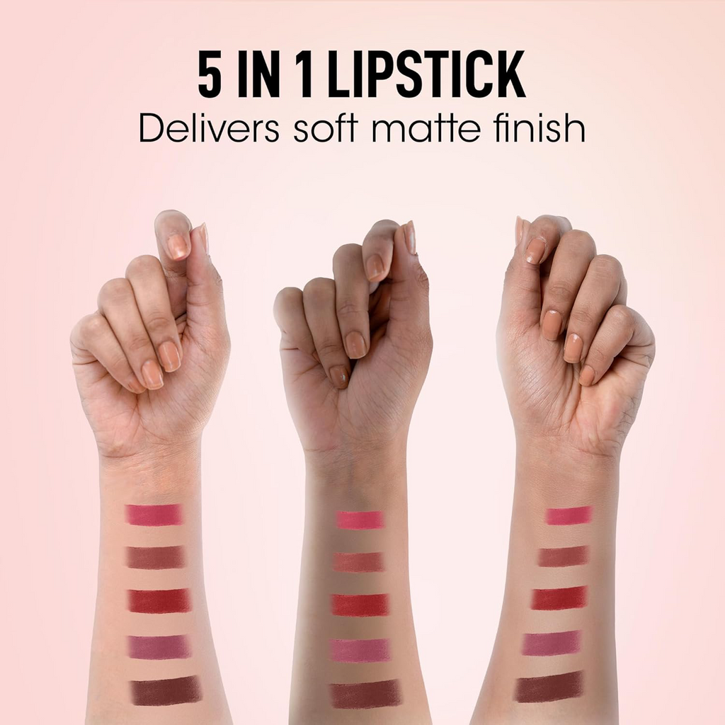 5-in-1 Lipstick – Long-Lasting Matte & Nourishing Lip Color