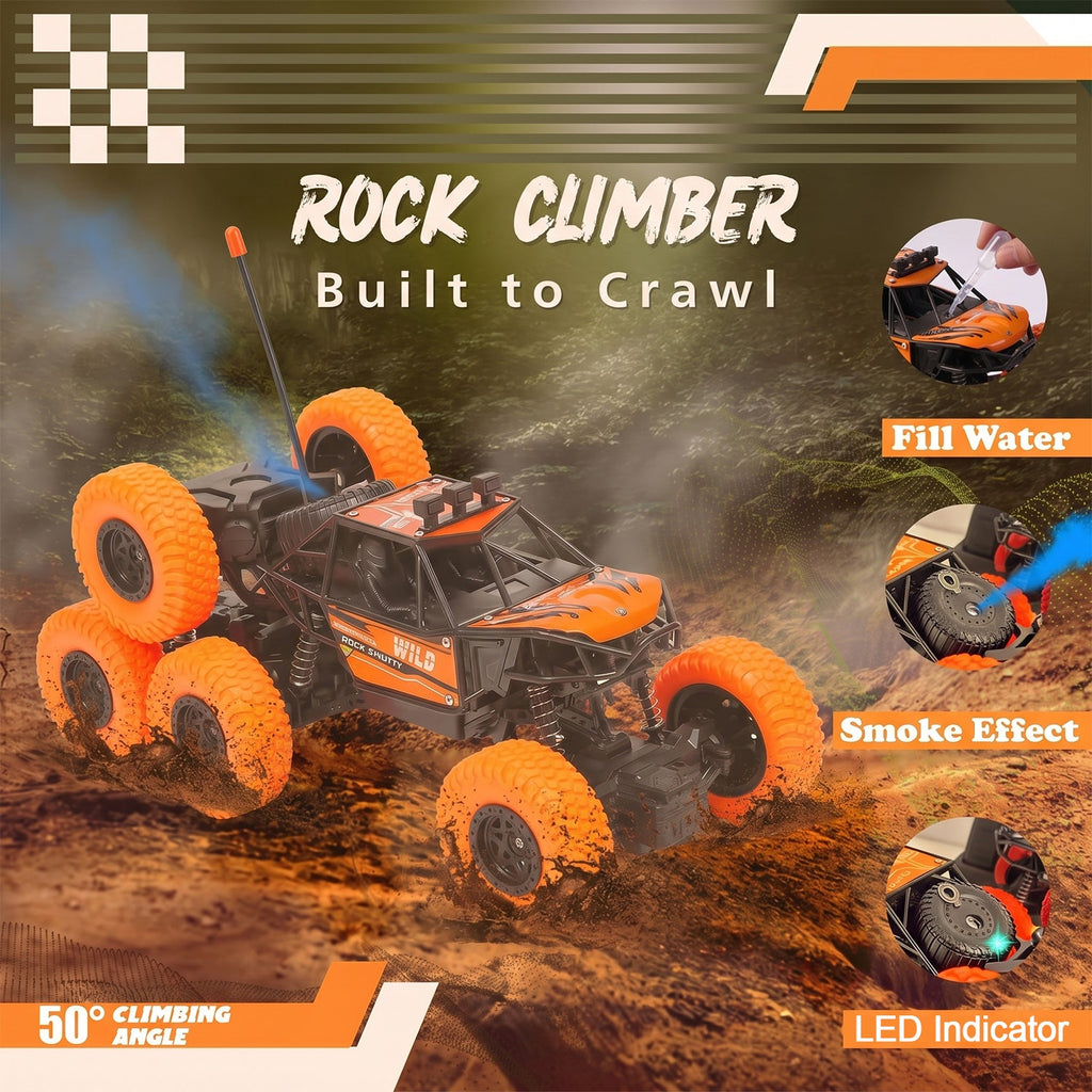 ALVENZA RC Off-Road Car – 8-Wheel Rock Climber for Kids | Spark Tots