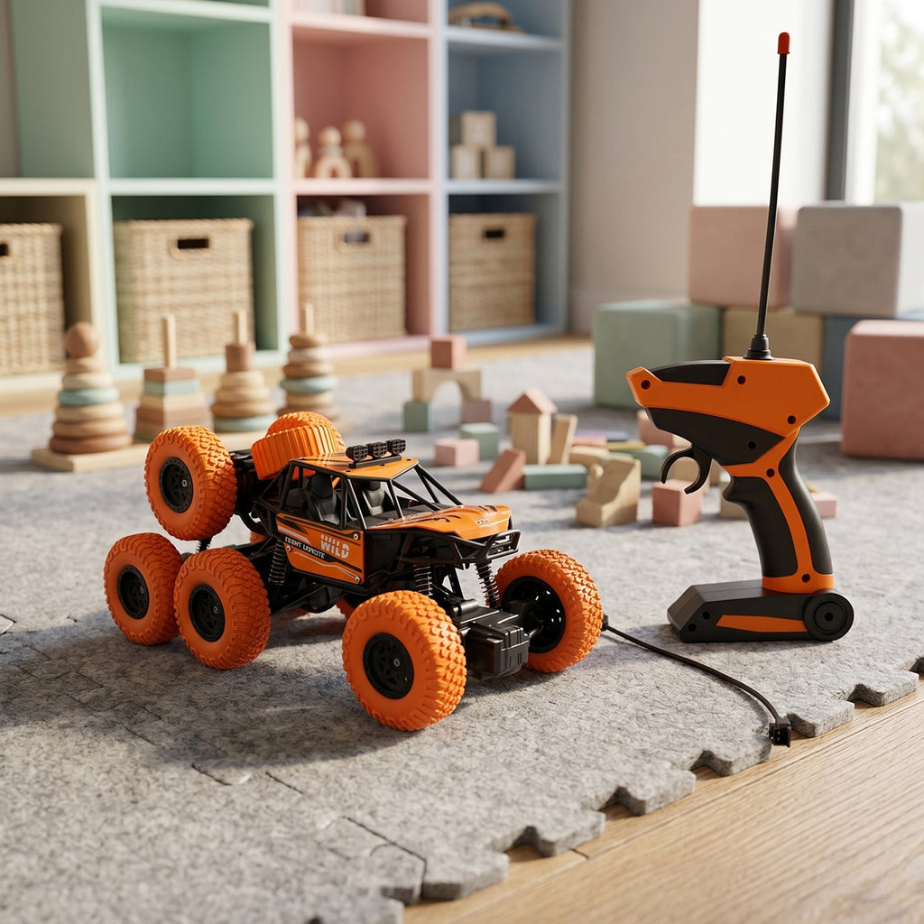 ALVENZA RC Off-Road Car – 8-Wheel Rock Climber for Kids | Spark Tots