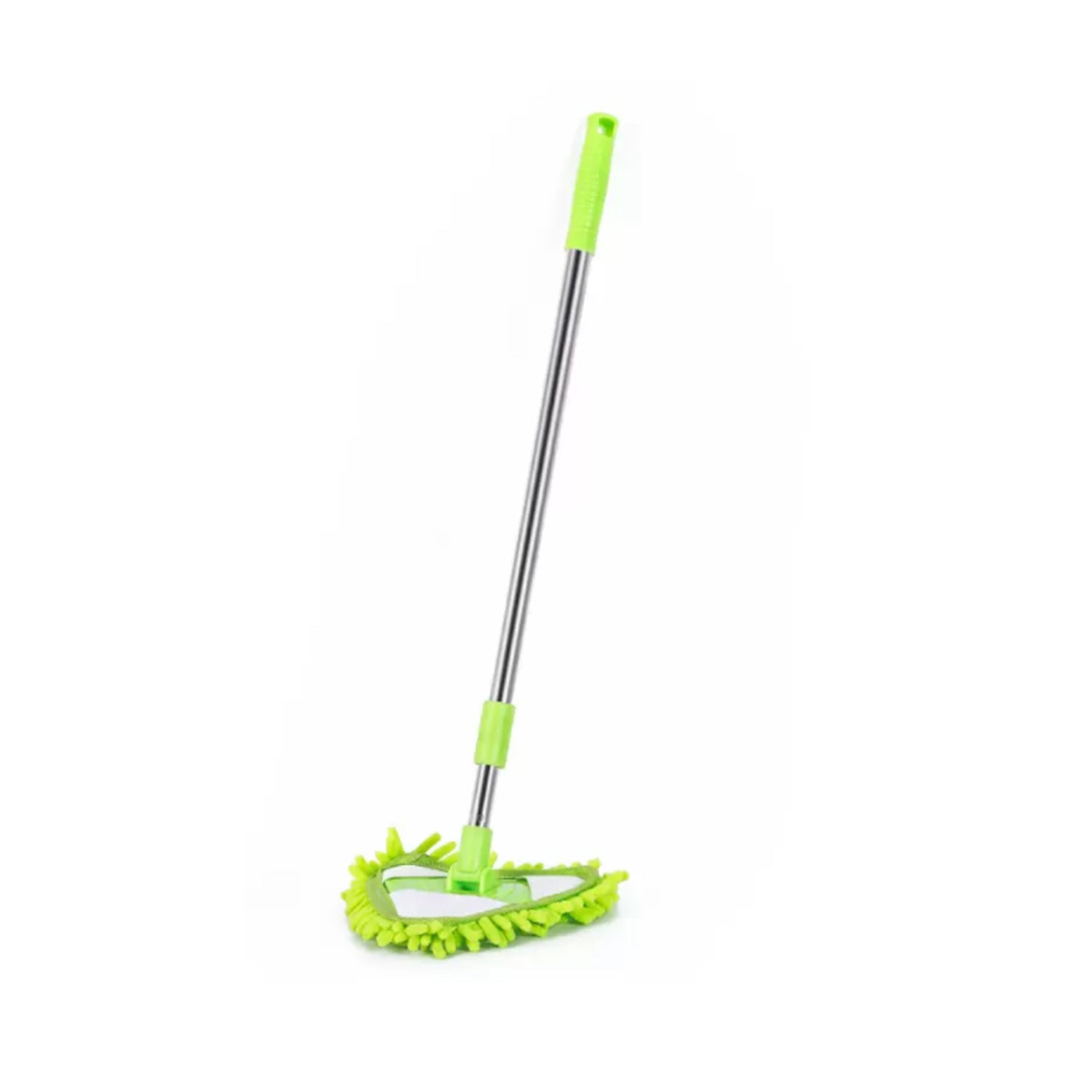ALVENZA Triangle Mop – Adjustable Stainless Steel for Wet & Dry Floors | Velvet Wipe