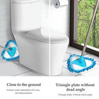 ALVENZA Triangle Mop – Adjustable Stainless Steel for Wet & Dry Floors | Velvet Wipe