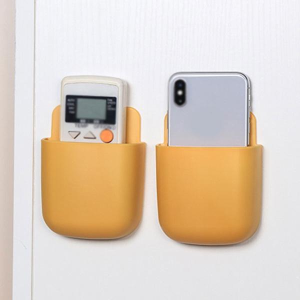 ALVENZA Wall Mounted Storage Box – Remote & Mobile Organizer | Organivo