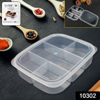 5 Compartment Lunch Box Reusable Food Prep Container | Lunchie Bunchie - Side View