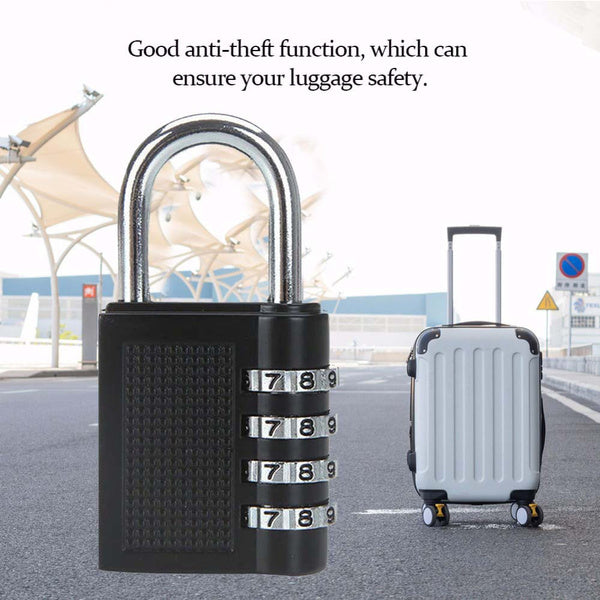 ALVENZA 4-Digit Combination Padlock – Secure Portable Lock | Indo Glow