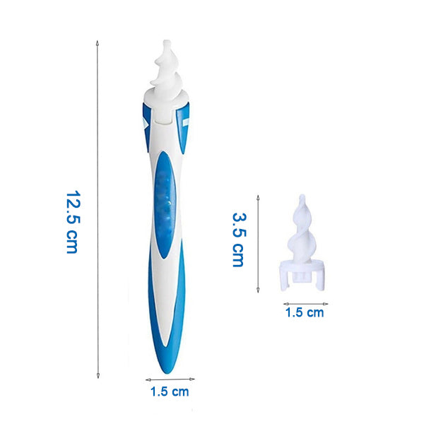 Silicone Earwax Remover – 16 Soft Tips for Safe Cleaning | XcelSafe
