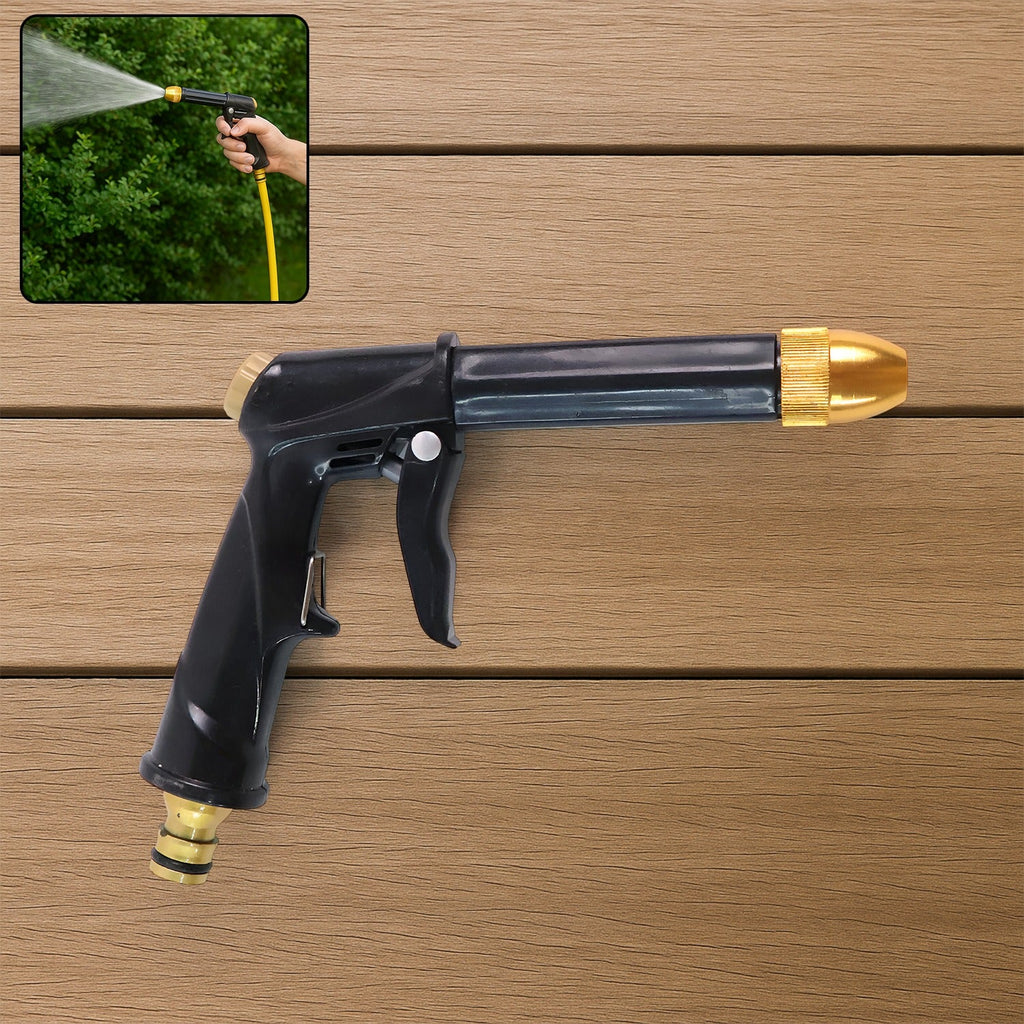 ALVENZA Water Spray Gun – Brass Multi-Mode Nozzle | Velvet Wheels