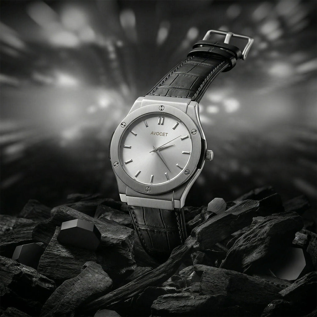 Elegant Silver Dial Watch – Modern & Sophisticated Design for Men