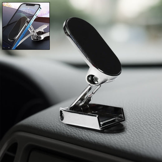 ALVENZA Magnetic Car Phone Holder – 360° Rotating Metal Mount | Deodap