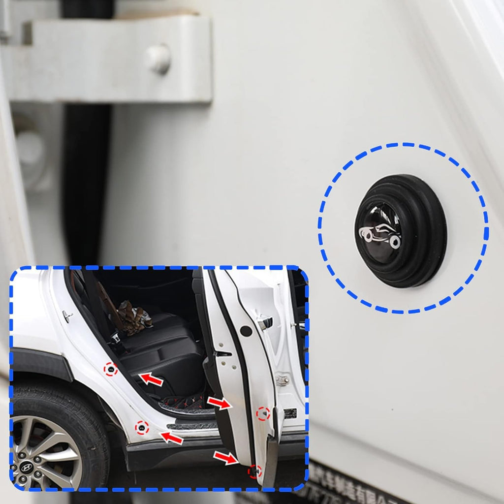 ALVENZA Car Door Protector – Shock Absorber Stickers (100 Pcs) | Velvet Wheels