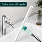 ALVENZA 3-in-1 Magic Silicone Floor Wiper Broom | Bathroom, Floor & Glass Cleaning Squeegee | Hair, Water & Dust Remover | 180° Rotating Head | Stainless Steel Handle - Gallery Image 5