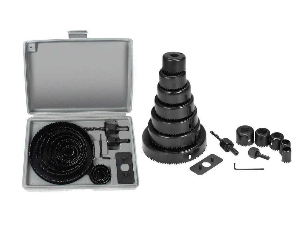 ALVENZA Hole Saw Drill Bit Set – 16 Pcs HSS Wood & Metal | BoltForce