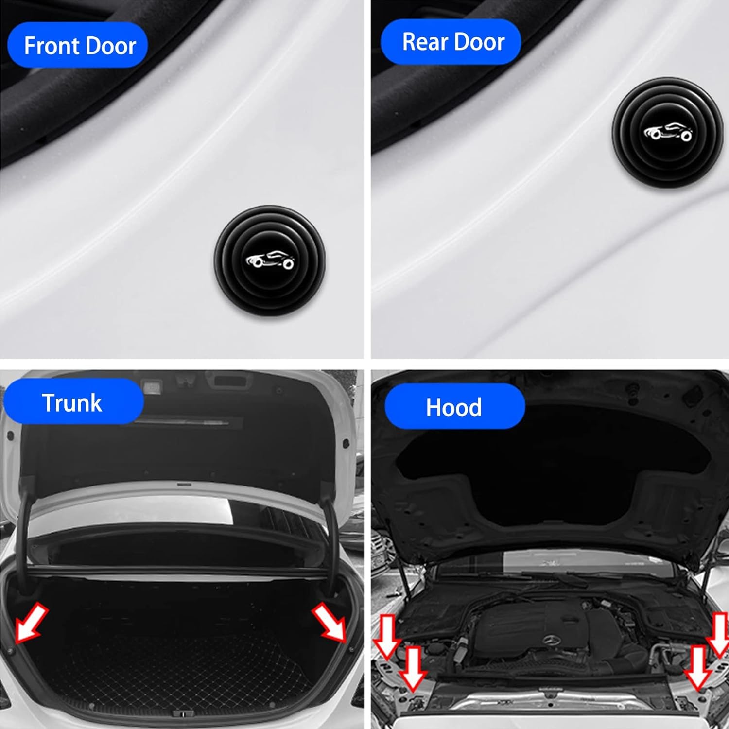 ALVENZA Car Door Protector – Noise Reduction & Dent Prevention | Velvet Wheels