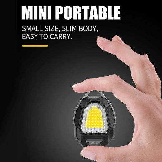 Camping Flashlight – Triangular LED with Lighter & 6 Modes | Poravar