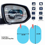 ALVENZA Anti-Fog Rearview Mirror Film – HD Clear Protective Sticker
