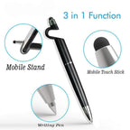 ALVENZA 3-in-1 Stylus Pen – Mobile Stand, Ink Pen & Touchscreen | Writezo