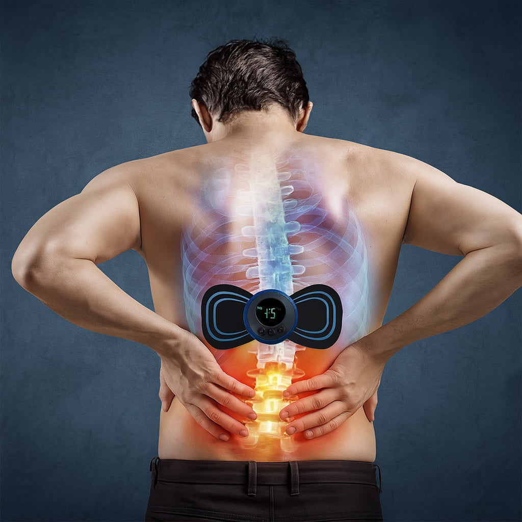 Portable Neck Massager – USB Rechargeable EMS | Velvet Wellness