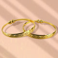 Traditional-Style Textured Bangles with Beaded Detailing – Elegant Ethnic Accessory