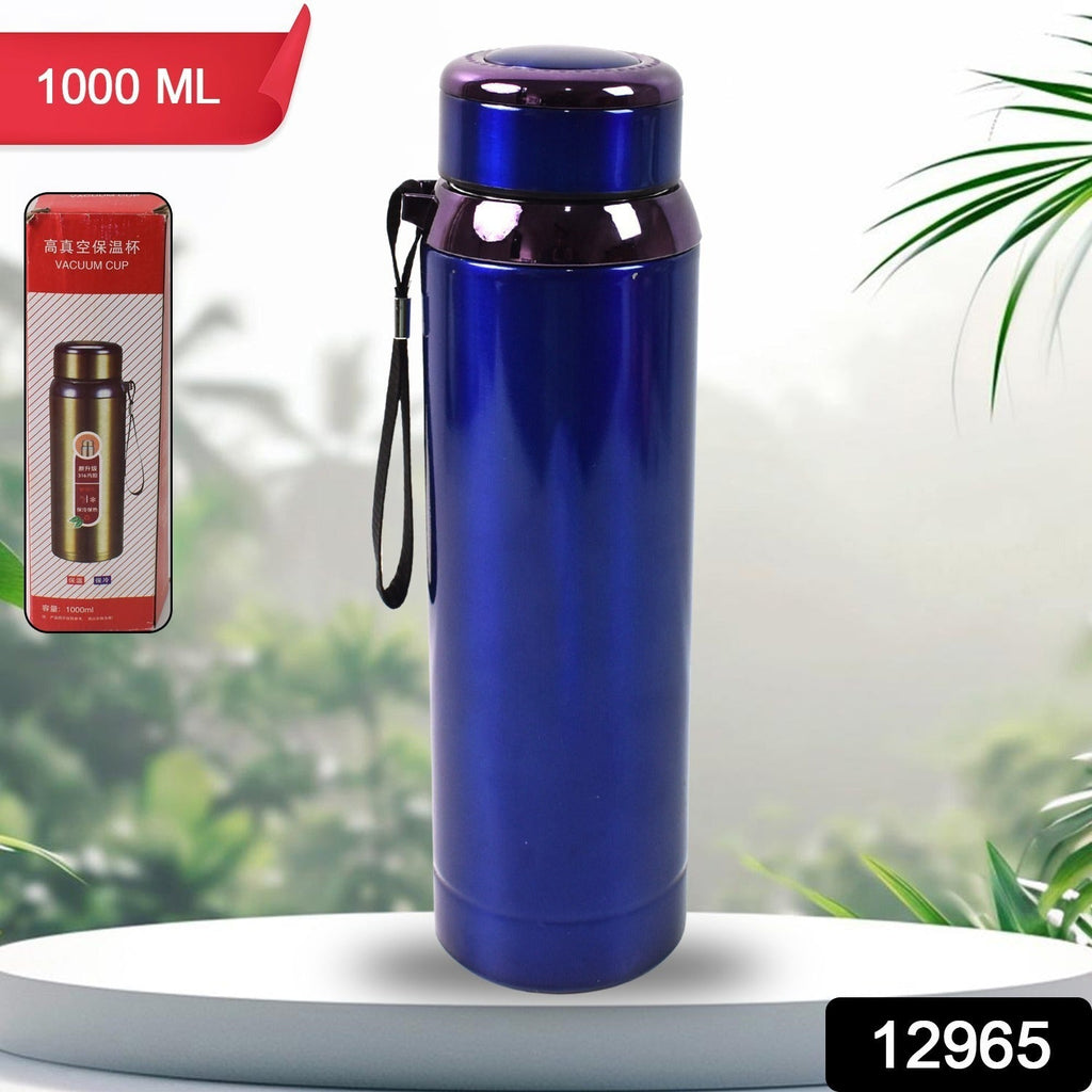 ALVENZA Vacuum Insulated Stainless Steel Bottle – Keeps Drinks Hot or Cold