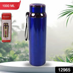 ALVENZA Vacuum Insulated Stainless Steel Bottle – Keeps Drinks Hot or Cold