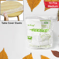 Elastic Table Cover Waterproof & Round | Tidy Table (10 Pcs)