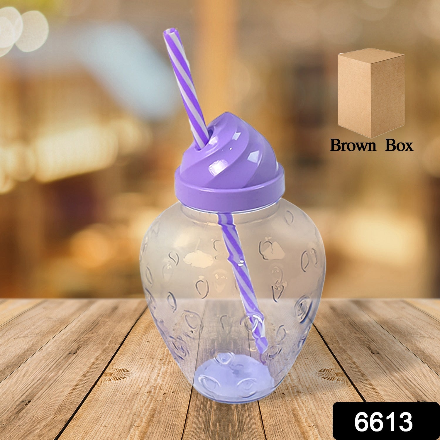 BPA-Free Plastic Drinking Cup Durable & Portable | Tidy Table - Side View