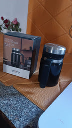 ALVENZA Stainless Steel Vacuum Coffee Cup – 600ml Anti-Scald, Non-Slip