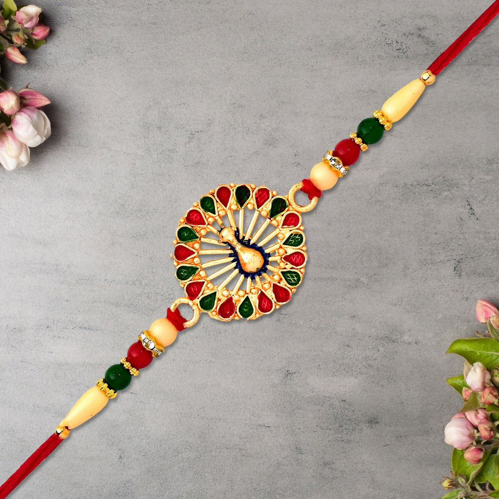 ALVENZA Vinayak Vrat Rakhi – Designer Ganesha Thread for Brothers