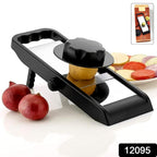 Adjustable Vegetable Slicer Stainless Steel Blades | Konvex - Side View