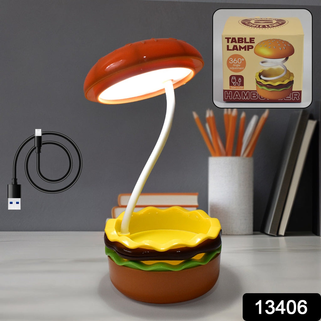 ALVENZA Burger LED Night Lamp – Folding & Rechargeable | Indo Glow
