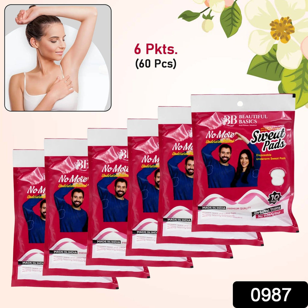 Underarm Sweat Pads – Disposable, Absorbent | Beautiful Basics