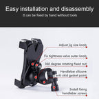 ALVENZA Bike Phone Holder – Anti-Shake 360° Rotation Mount | Gambit
