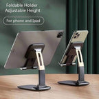 ALVENZA Foldable Phone Holder – Adjustable Desk Stand for Mobiles | PHOBIA