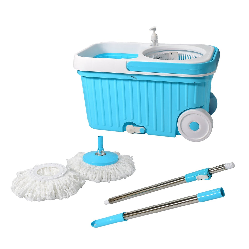 ALVENZA Spin Mop – Bigger Wheels & Auto Fold Handle | Ganesh
