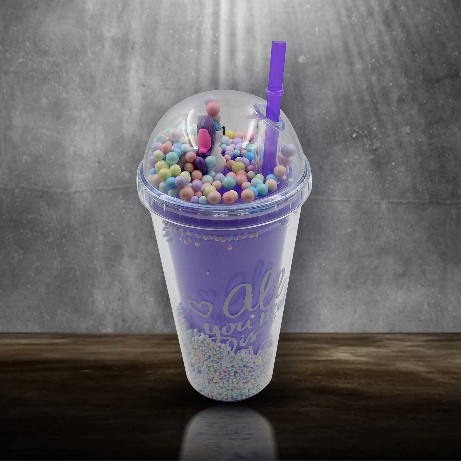 ALVENZA Kids LED Sipper Bottle with Toy & Straw – Fun Double Wall | Own Hydrate