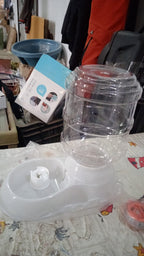ALVENZA Automatic Pet Water & Food Dispenser – Gravity Self-Feeder | Waggy Tales