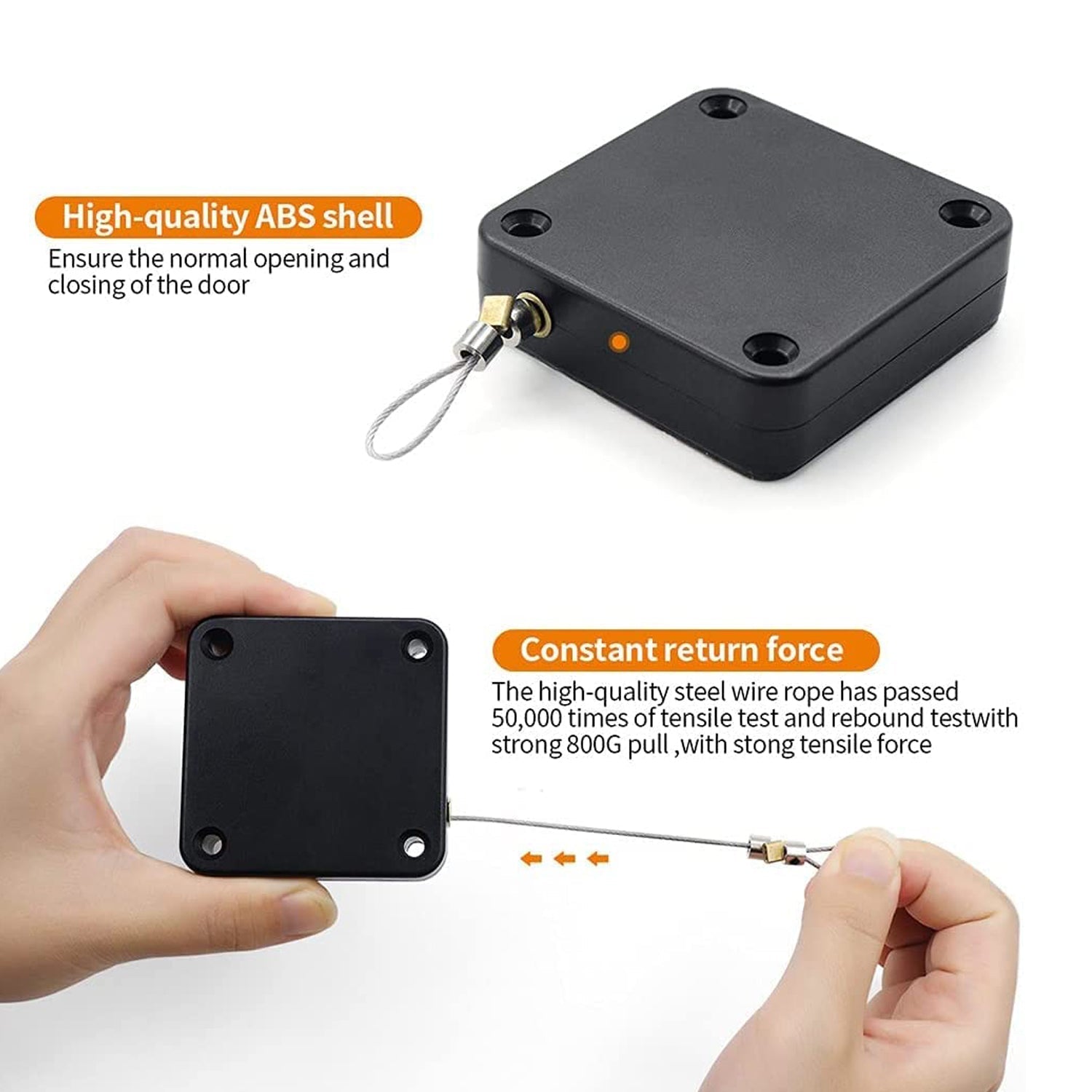 ALVENZA Automatic Sensor Door Closer – Punch-Free & Quiet | GlimmerHome