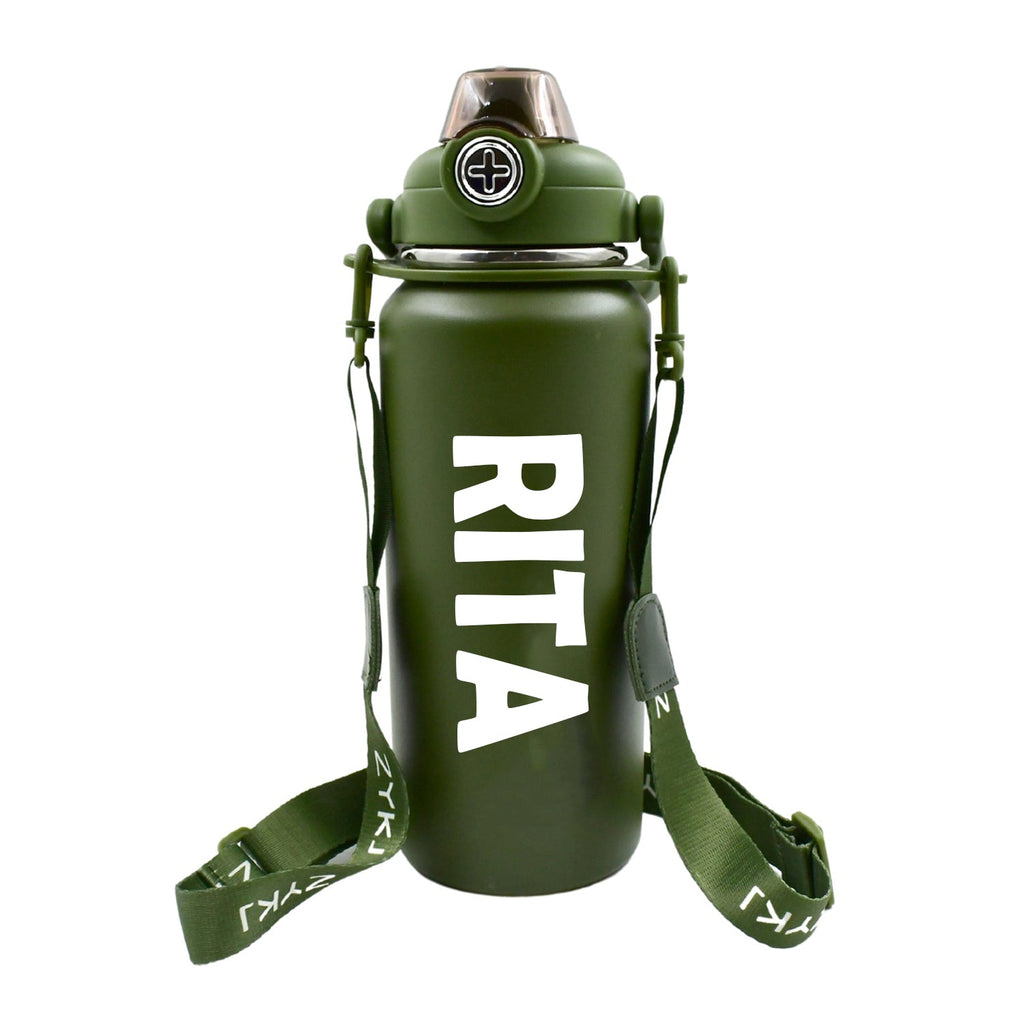 ALVENZA Personalized Stainless Steel Water Bottle 1500ml – Insulated Flask | CustomSpot