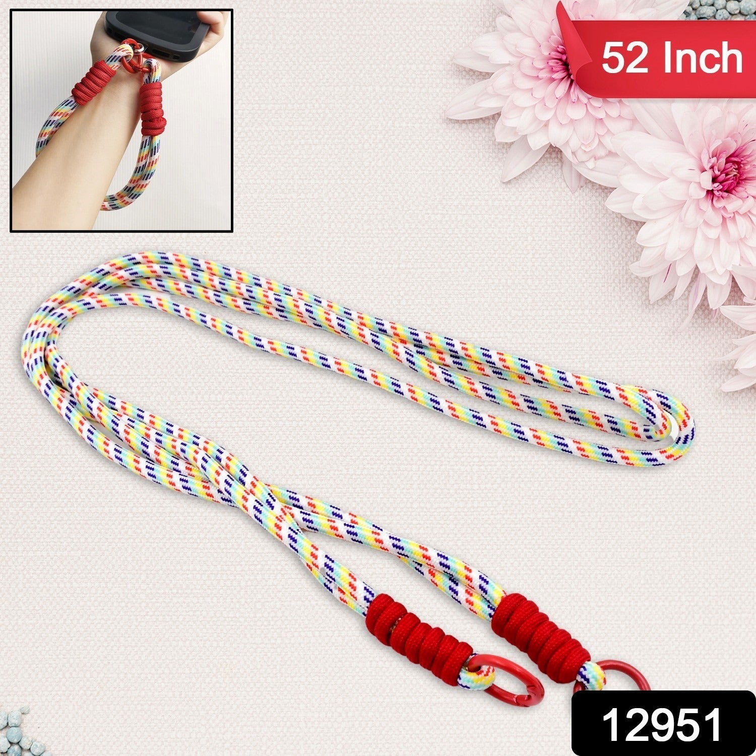 Universal Phone Lanyard Cross-Body Strap | Mobilon - Side View
