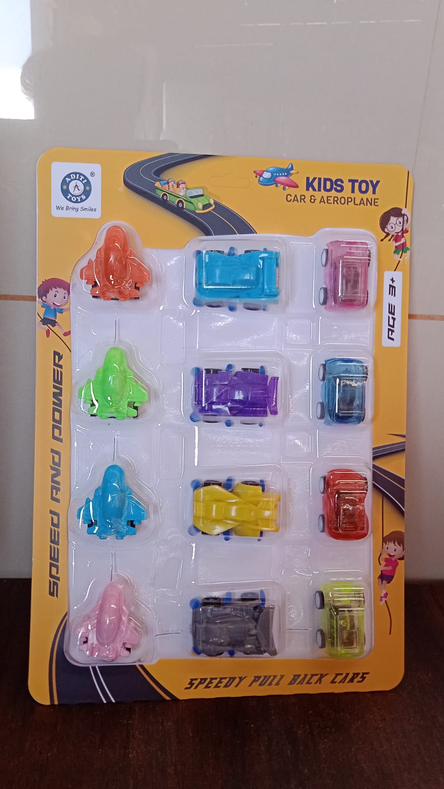 Pull Back Car Set 12 Mini Vehicle Toys for Kids | Aditi - Detail View 7