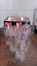 ALVENZA Unbreakable Pitcher Glass Set – Vista 350 ML, 6-Piece Durable Drinkware