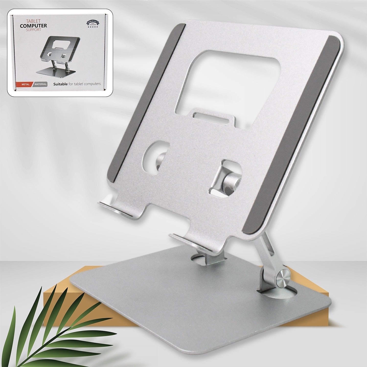ALVENZA Tablet Stand – Adjustable Ergonomic Metal Alloy Holder | Wiregenix