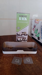 Adhesive Shower Caddy Rustproof Plastic Organizer | FreshAura - Detail View 7