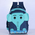 ALVENZA Kids Backpack – Cute Blue Elephant Design with Spacious Compartments